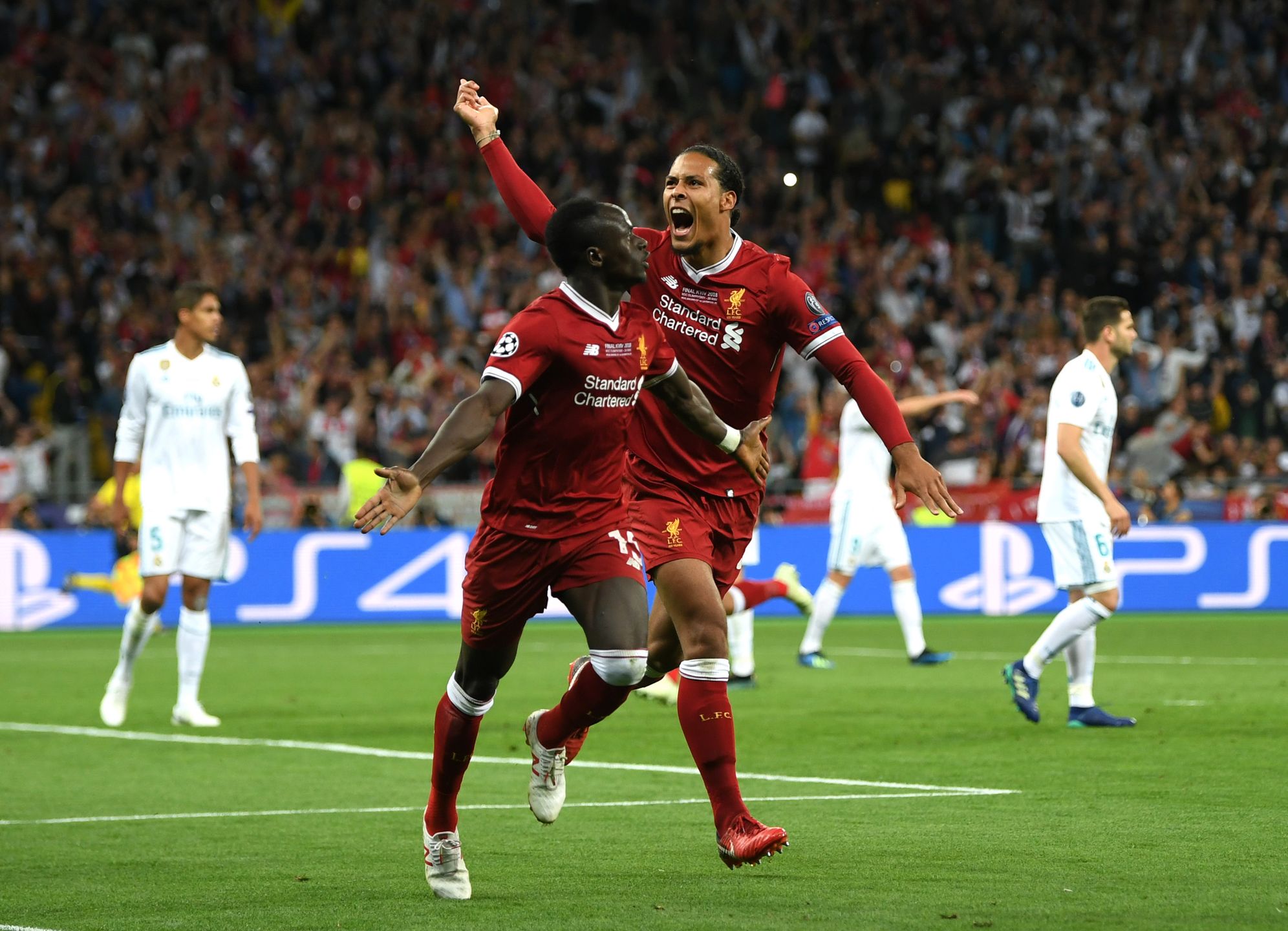 <enter caption here> during the UEFA Champions League Final between Real Madrid and Liverpool at NSC Olimpiyskiy Stadium on May 26, 2018 in Kiev, Ukraine. 