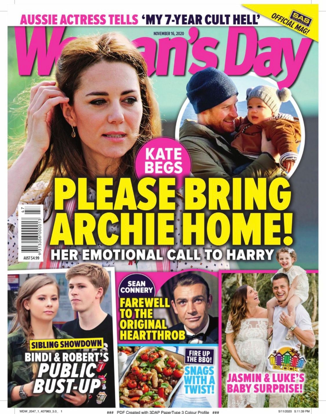 Księżna Kate chce ściągnąć Archiego na wyspy