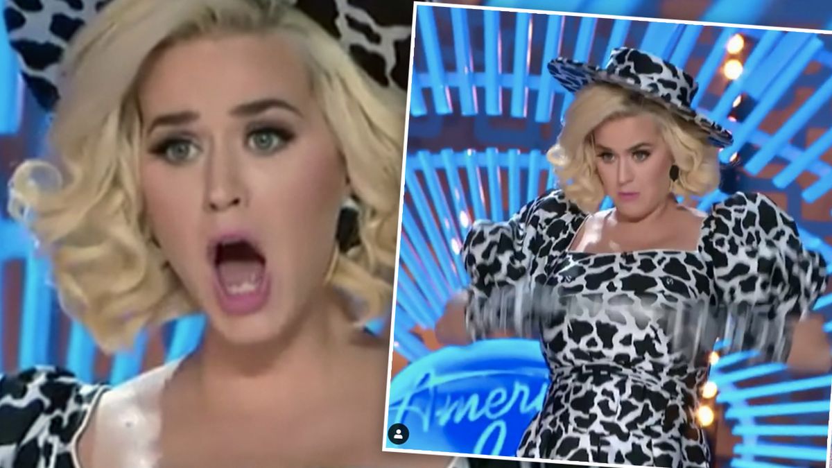 Sexy mama w akcji: Katy Perry nagle wstała, zdarła bluzkę i pokazała światu gołe piersi! W "Idolu" zrobiło się gorąco [WIDEO]