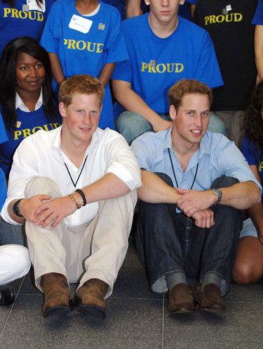Książę William i książę Harry 2007 rok