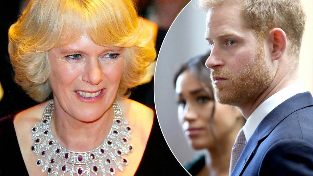 Camilla Parker-Bowles, książę Harry i księżna Meghan