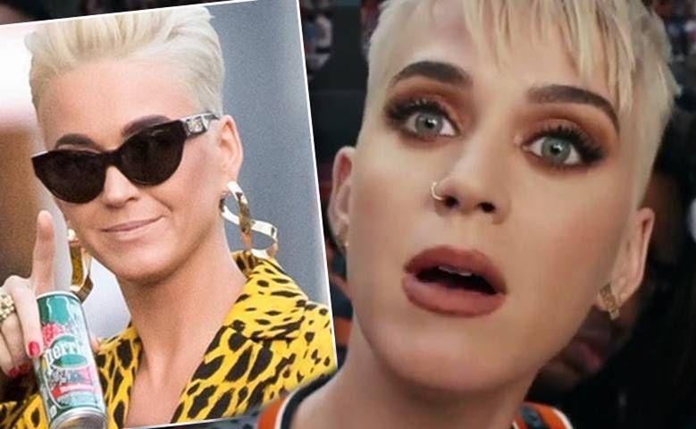 Internauci śmieją się z tej stylizacji Katy Perry. Cętki i panterka to nic przy tych butach