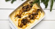 Wigilijna ryba z suszonymi grzybami