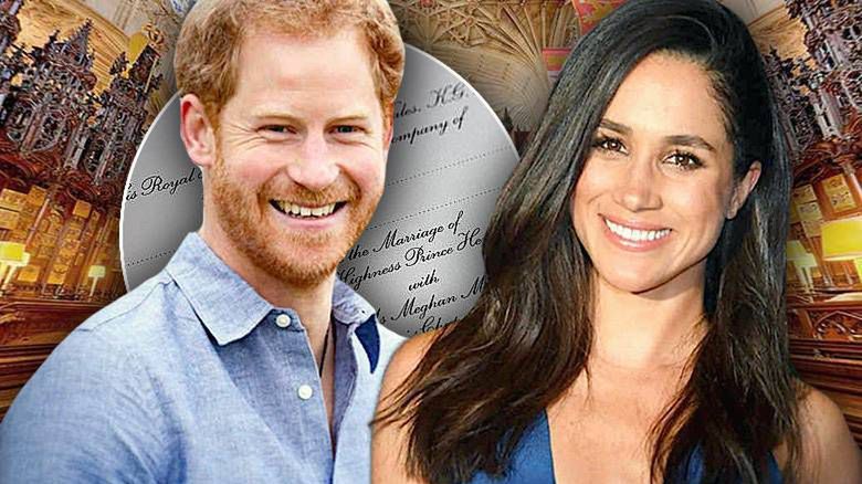 Zaproszenie, ślub Harry i Meghan