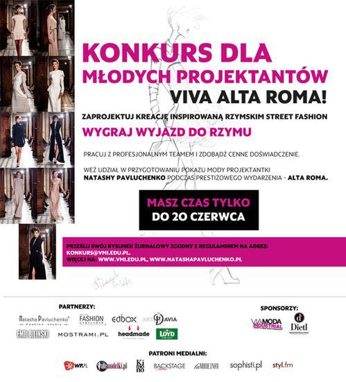 Konkurs dla młodych projektantów: VIVA ALTA ROMA!
