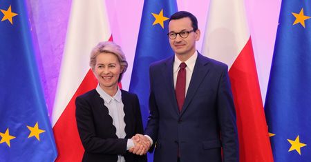 Morawiecki i von der Leyen w Warszawie. Premier ma pomysł na problem z brexitem