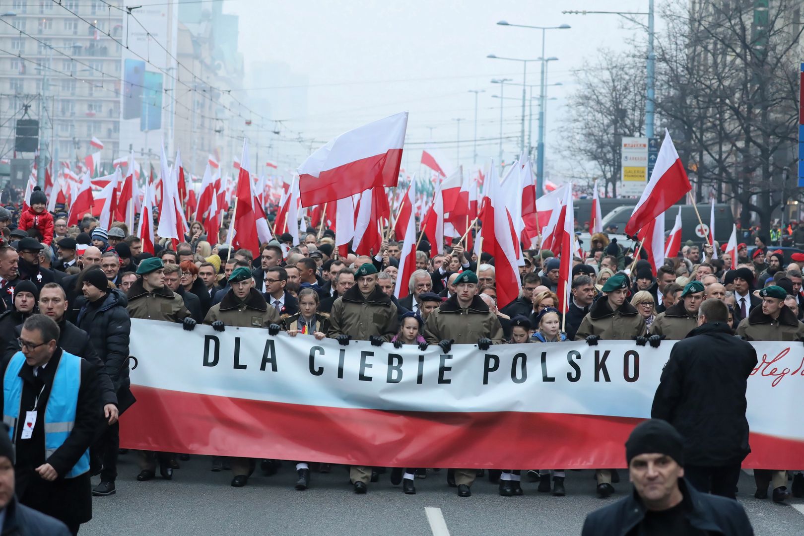 W "Biało-czerwonym marszu" uczestniczyło 250 tys. osób
