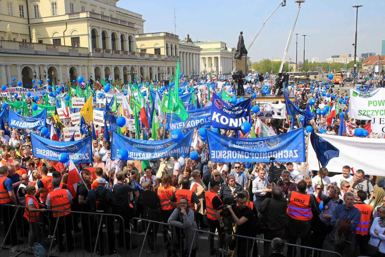 "Marsz wolności" przemaszerował ulicami Warszawy