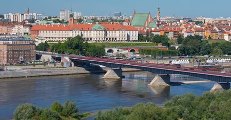 Wypadek w centrum. 17-latka spadła z mostu do Wisły