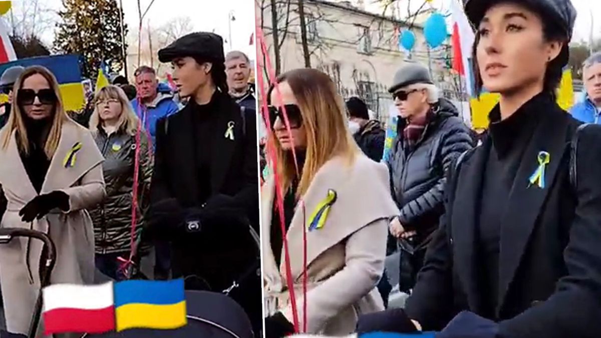 Ida Nowakowska i Joanna Kurska z dziećmi wyszły na ulice. Dołączyły do tłumu protestującego przeciw wojnie w Ukrainie