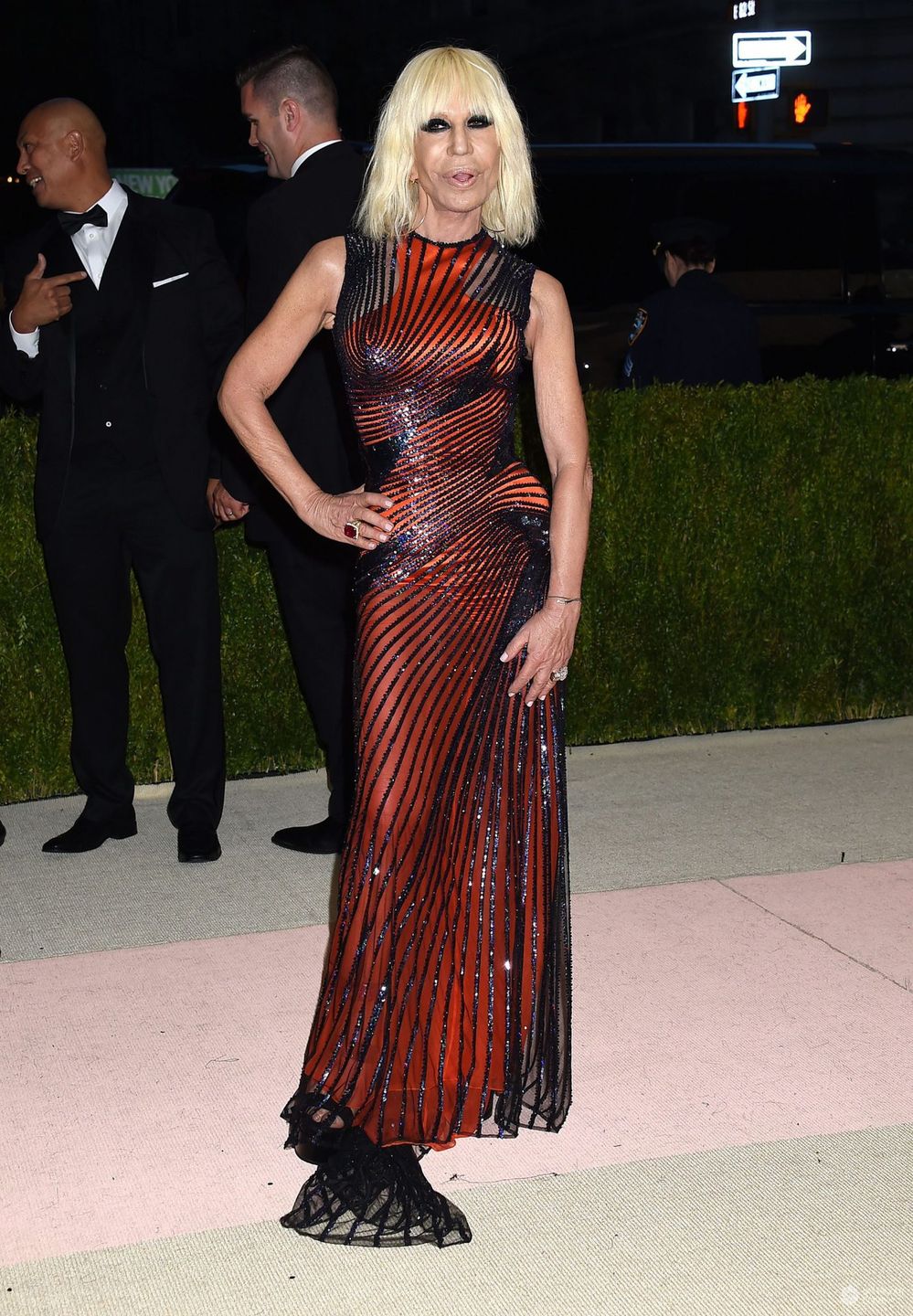 Donatella Versace, MET Gala 2016 (fot. ONS)