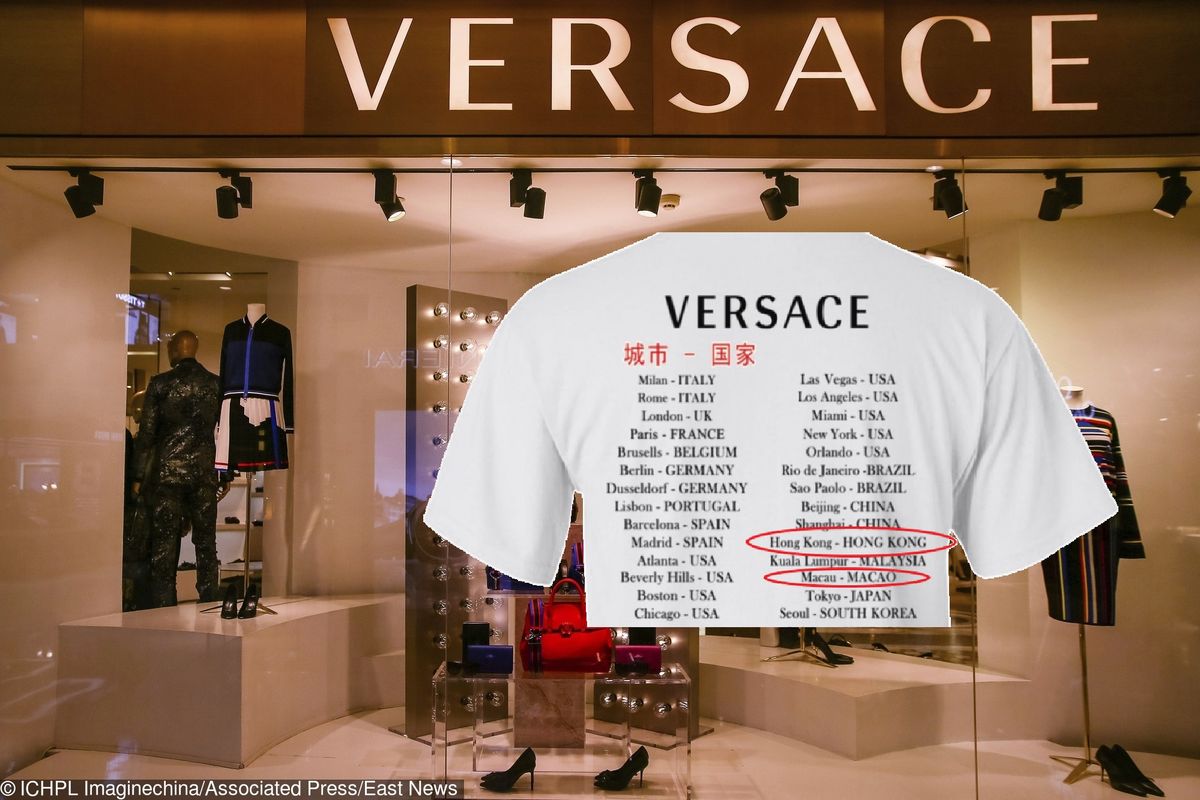 Versace przeprasza Chińczyków za kontrowersyjne koszulki
