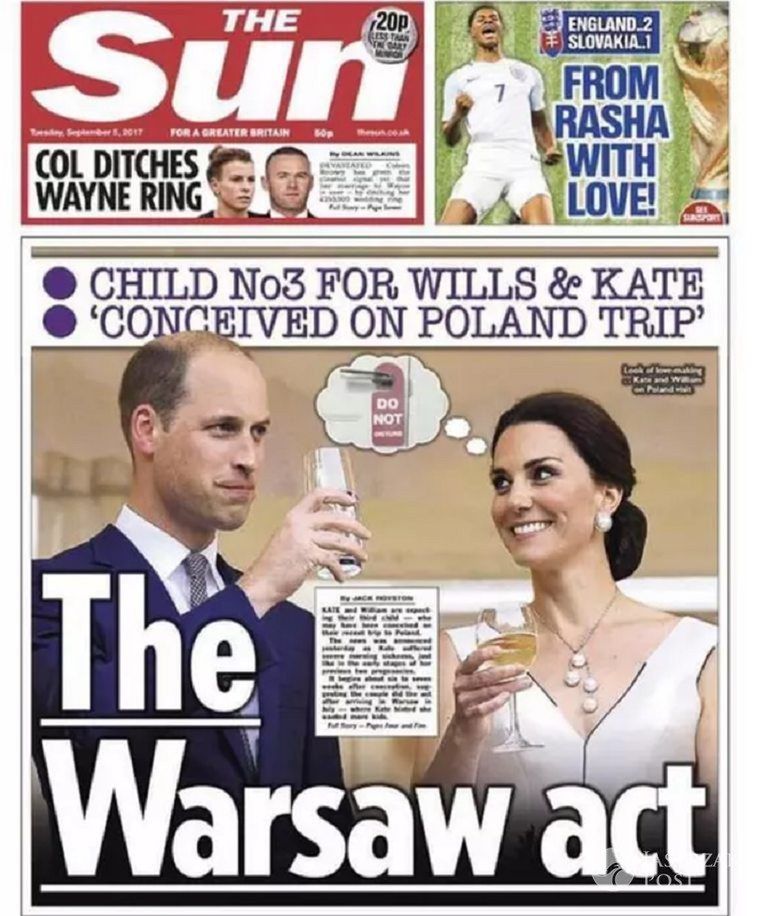 Księżna Kate zaszła w ciążę w Polsce?