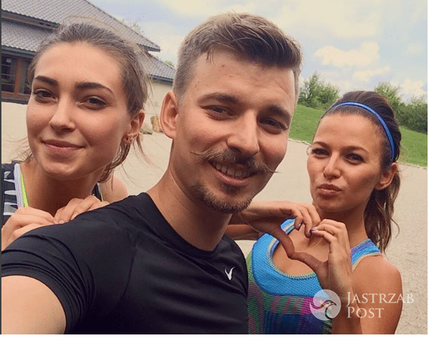Ania Lewandowska z bratem Piotrem Stachurskim