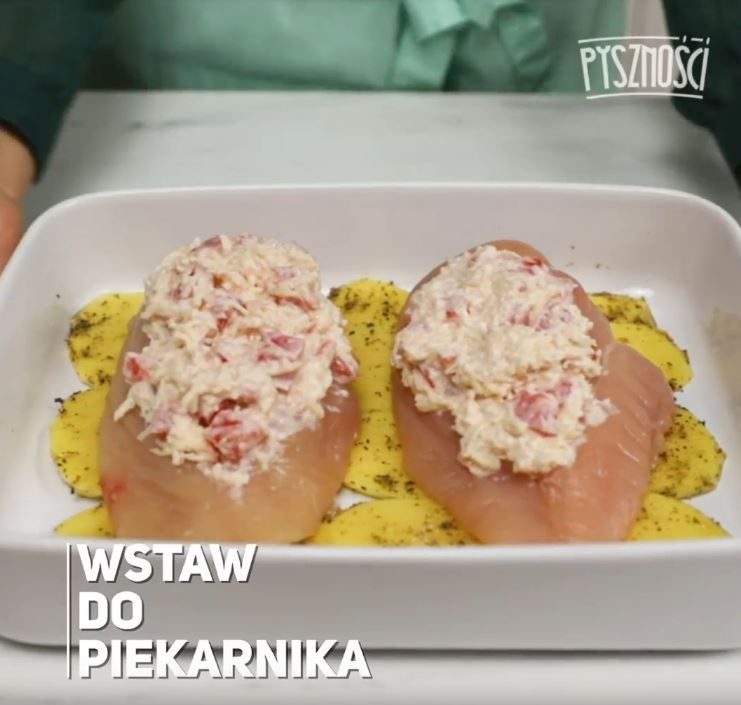 Faszerowane piersi z kurczaka