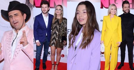 Celebryci na premierze "Swingersów": Julia Wieniawa w sandałach, Misiek Koterski jako kowboj i Antek Królikowski z drugą połówką (ZDJĘCIA)