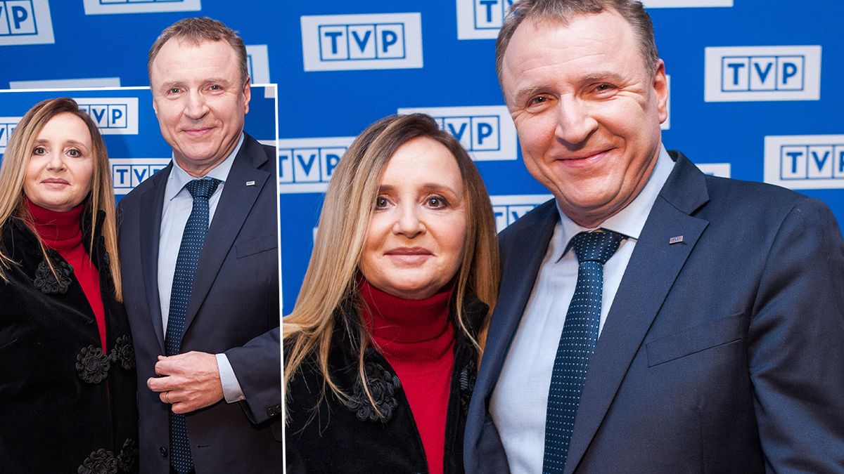 Jacek Kurski z żoną brylują na salonach w Zakopanem na premierze filmu „Maruszarz. Tatrzański orzeł”. Joanna postawiła na klasykę. Jak wyglądała?