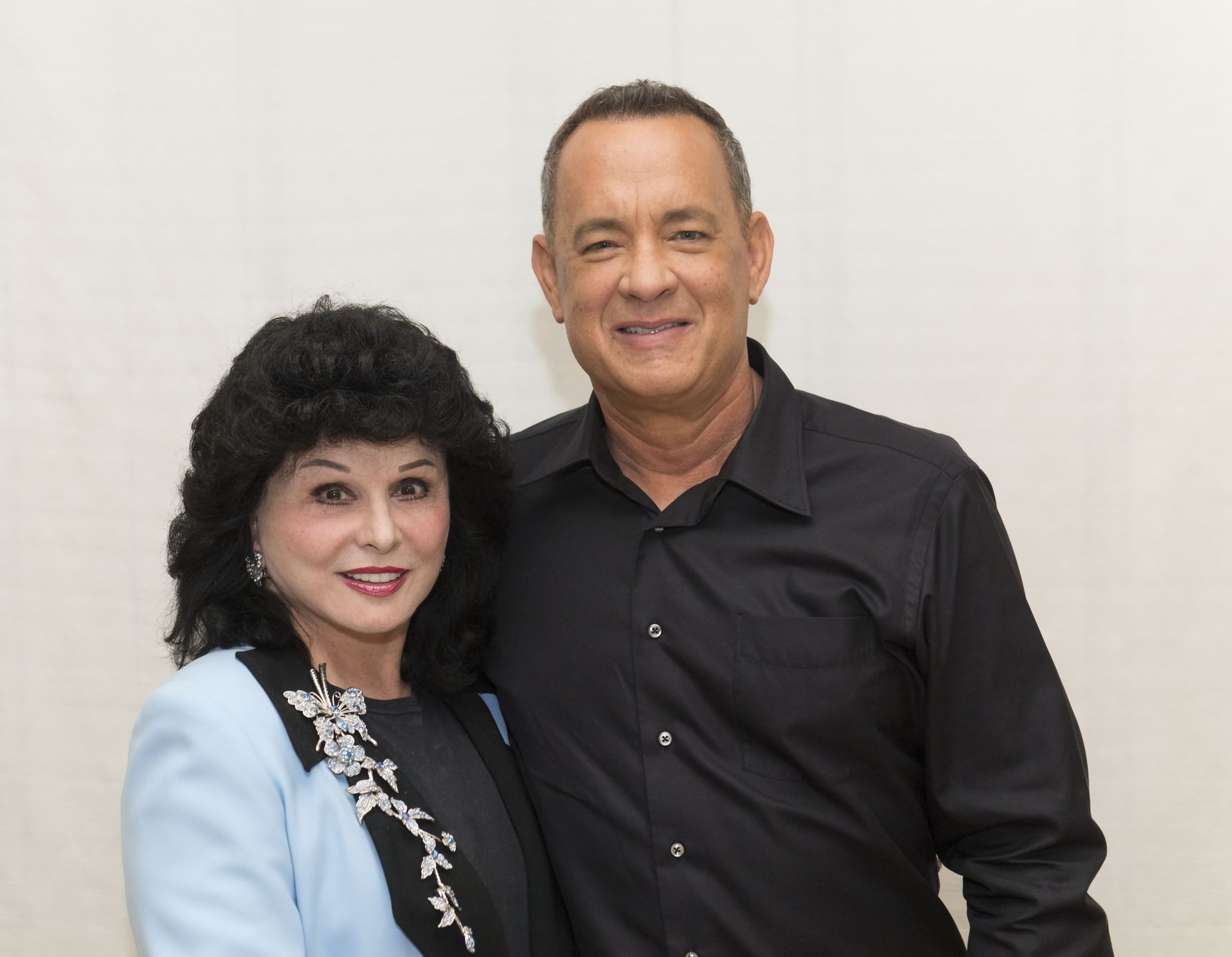 Yola Czaderska-Hayek i Tom Hanks