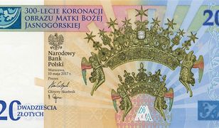 NBP wypuszcza nowy banknot. Z okazji koronacji obrazu Matki Boskiej