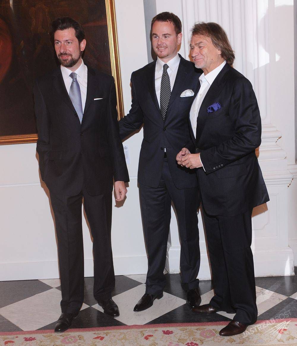 Jan Lubomirski, Jan Kulczyk, Aleksander Lubomirski
Fot. akpa