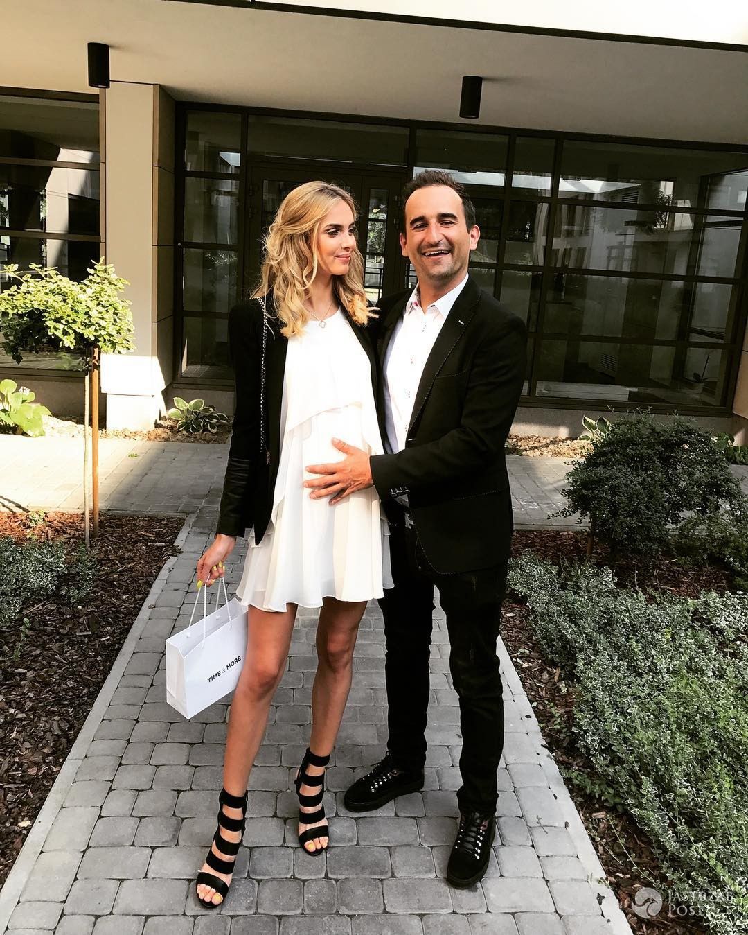 Marcela Leszczak i Michał Koterski chwala sie ciązowym brzuszkiem