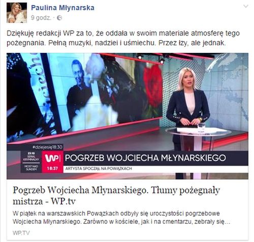 Pogrzeb Wojciecha Młynarskiego 