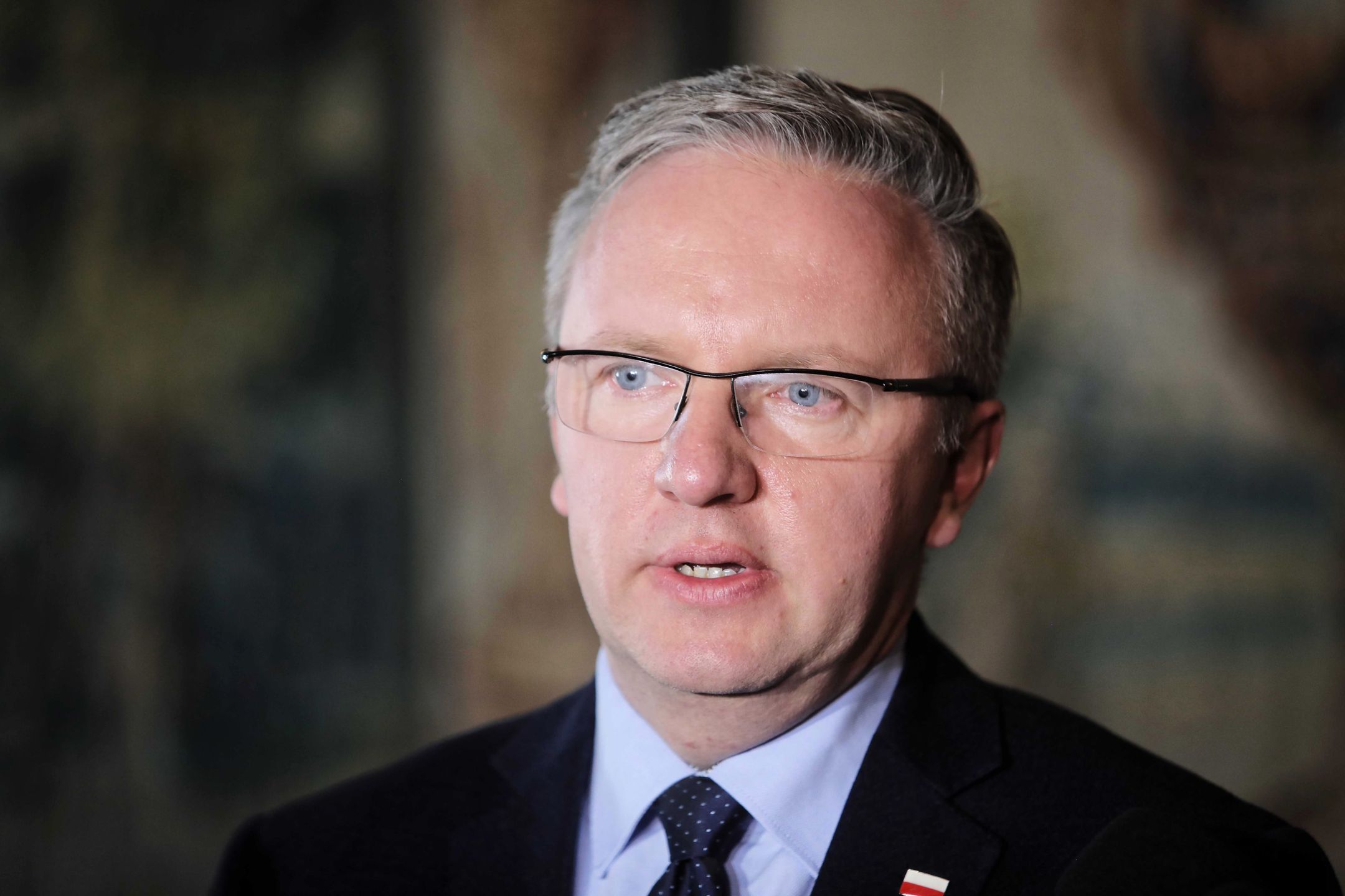 Krzysztof Szczerski mówił, że prezydent Andrzej Duda "koordynuje reakcję" na spór z Rosją