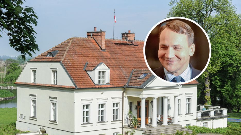 Były szef MSZ Radek Sikorski wycenia posiadłość w Chobielinie na 4 mln zł