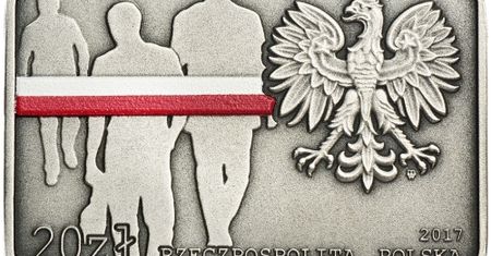 NBP wprowadził do obiegu prostokątną monetę o wartości 20 złotych