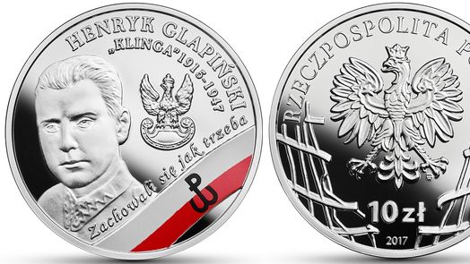 Nowa moneta kolekcjonerska NBP – Henryk Glapiński ps. "Klinga"