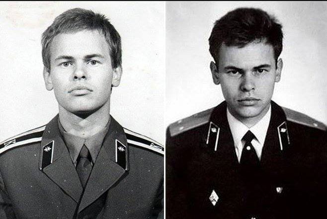 Jewgienij Kaspierski w mundurze 