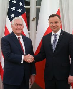 Rex Tillerson w Polsce. Amerykański sekretarz stanu spotkał się z Andrzejem Dudą