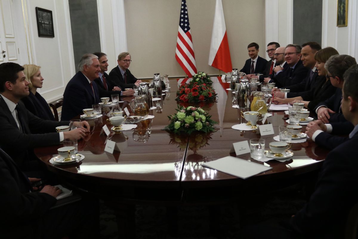Rex Tillerson spotka się z Jarosławem Kaczyńskim. Rozmowa za zamkniętymi drzwiami