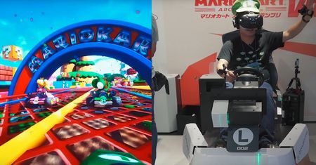 VR jest stworzony do takich gier jak "Mario Kart"