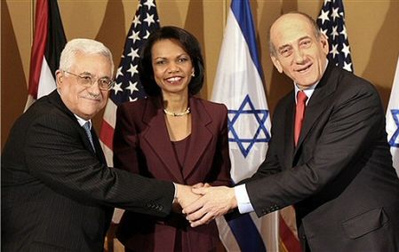 Rice: Olmert i Abbas zgodzili się na Palestynę