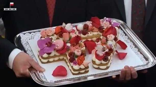 Andrzej Duda - tort od Agaty Dudy