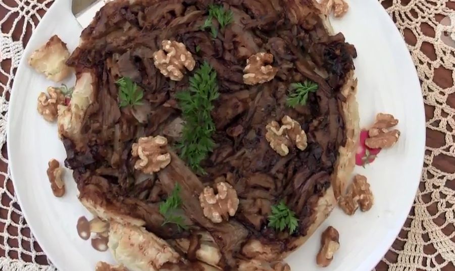 Gotowanie na ekranie: tarta z boczniakami