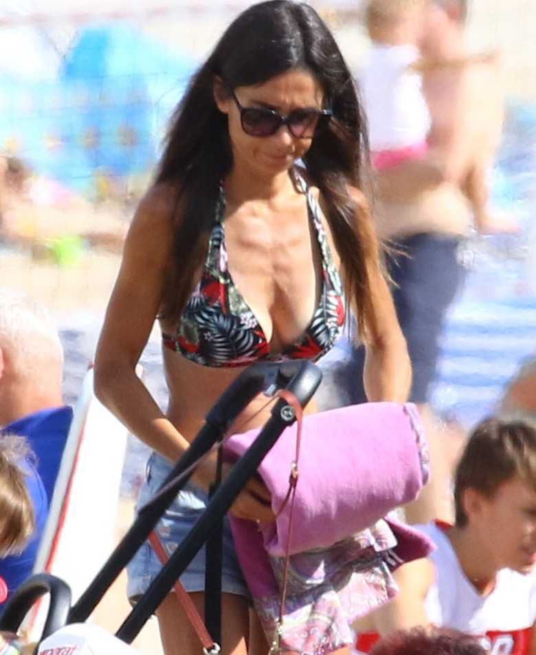 Marta Kaczyńska w bikini na plaży w Sopocie