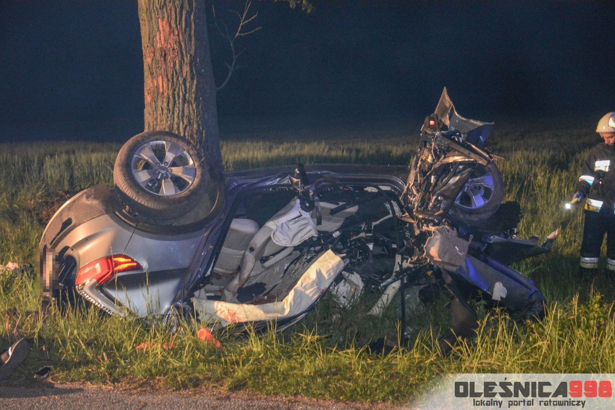 Tragiczne zderzenie auta z sarną. Zginął młody kierowca