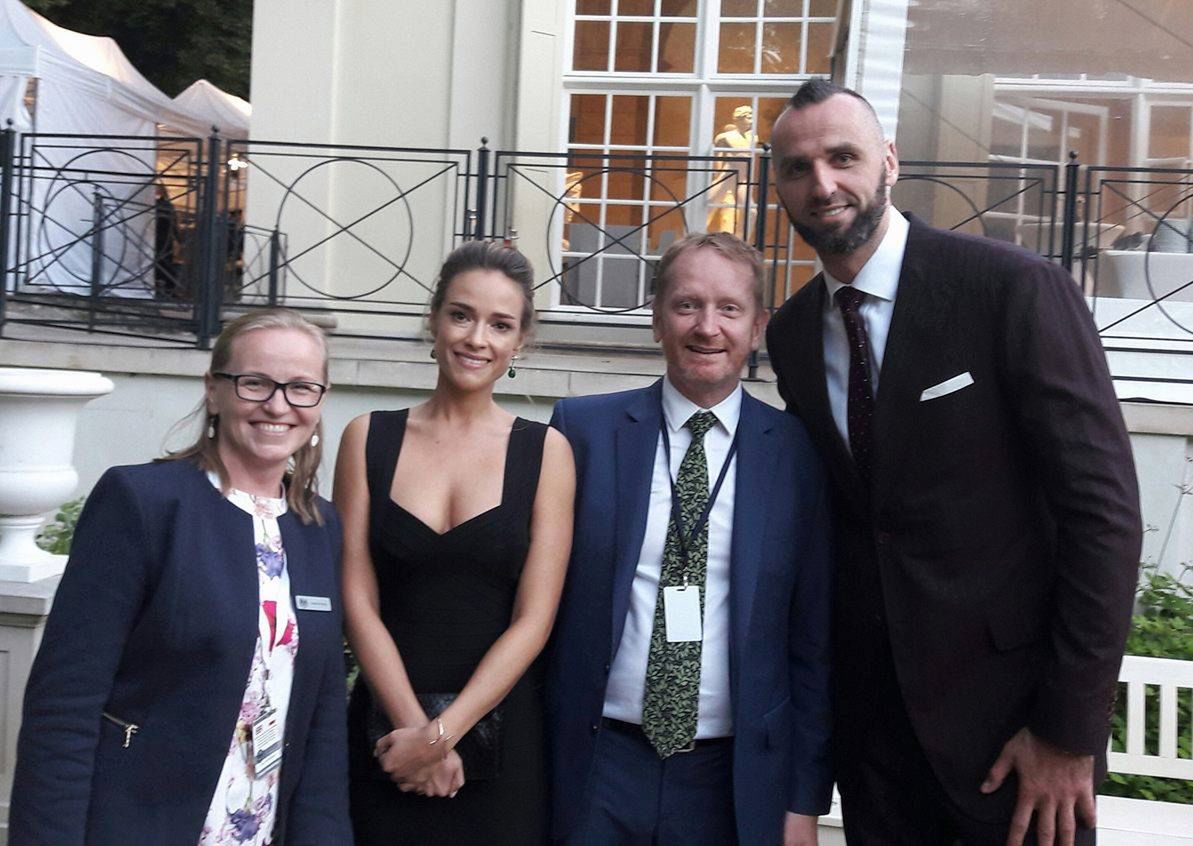 Gortat, Krupa i Bachleda-Curuś. Kto jeszcze spotkał się z Kate i Williamem?