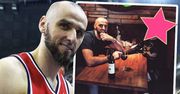 Marcin Gortat na romantycznej kolacji z piękną polską gwiazdą. Nie, to nie Doda...