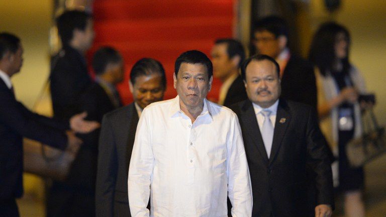 Prezydent Filipin Rodrigo Duterte