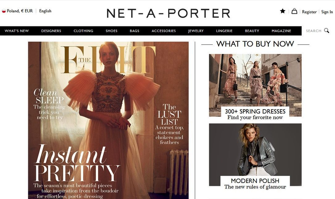 Net-a-porter przypadkowo opublikowało zdjęcie modelki z instrukcjami, gdzie ją wyszczuplić