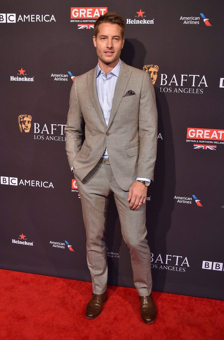 Justin Hartley - BAFTA Los Angeles Tea Party 2018 (Złote Globy 2018)