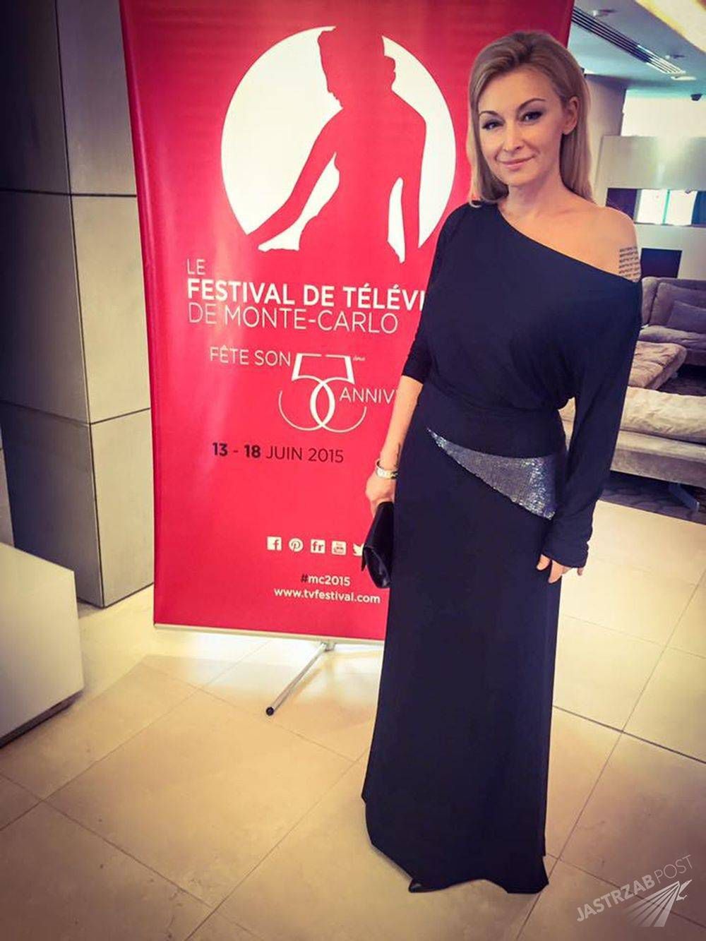 Martyna Wojciechowska na festiwalu filmowym w Monte Carlo, fot. Facebook