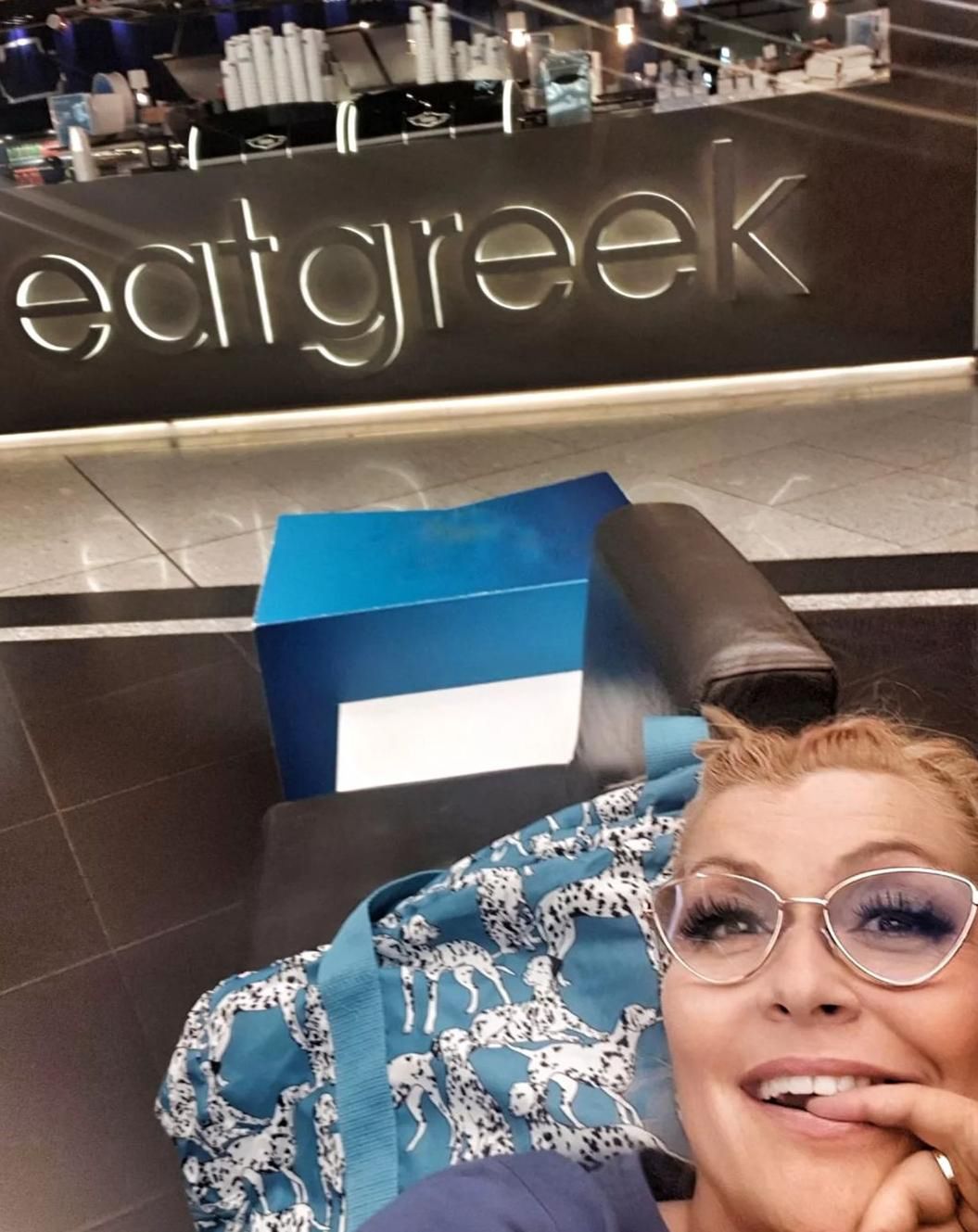 Katarzyna Skrzynecka spędziła noc na lotnisku