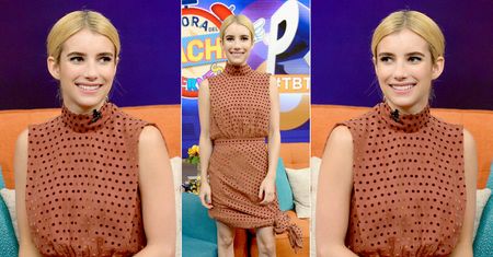LOOK OF THE DAY: Emma Roberts w sukience Saloni
