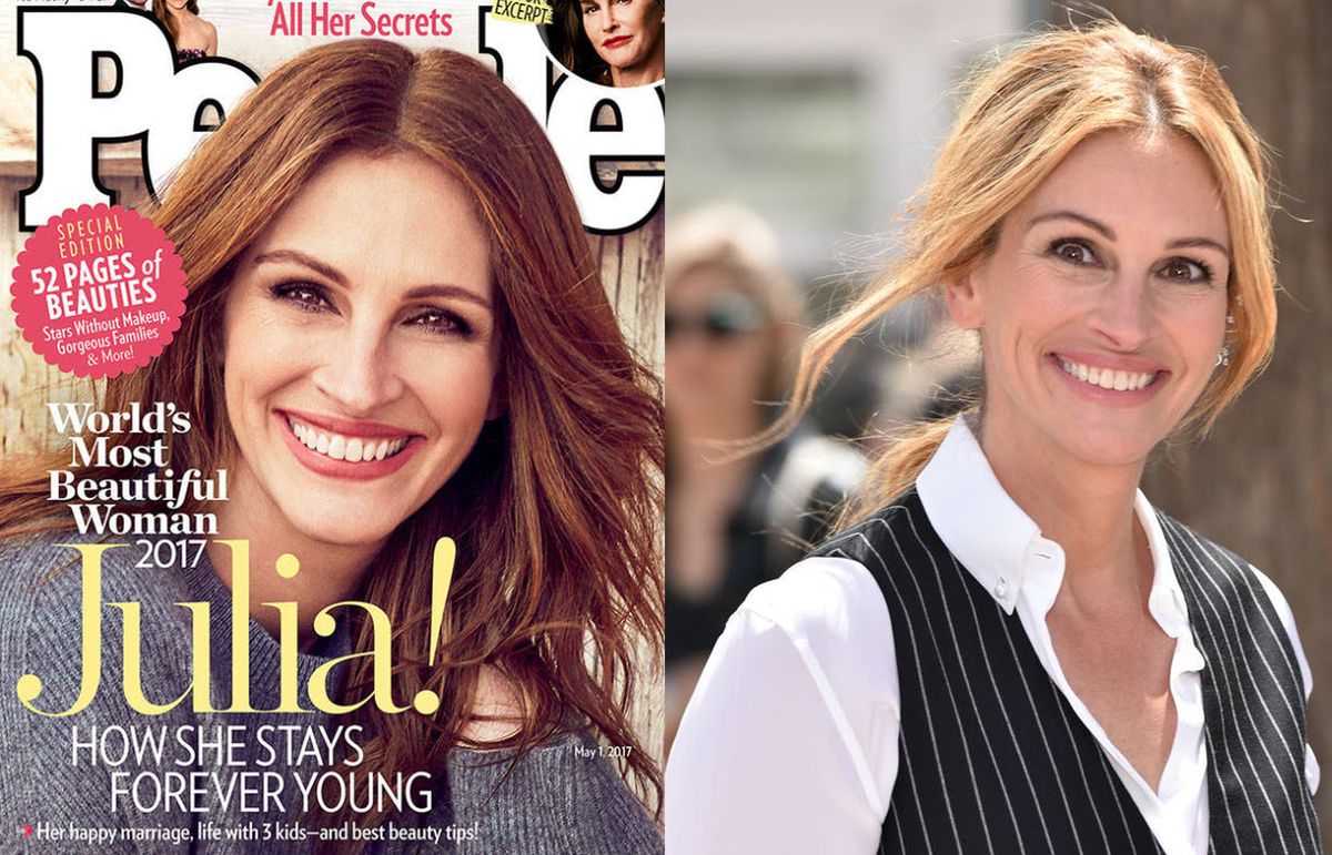 Julia Roberts najpiękniejszą kobietą świata!