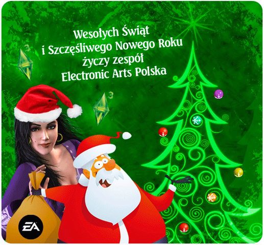 Życzenia, wierszyk i szybki świąteczny konkurs z Electronic Arts