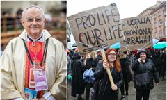 "Te dzieci giną w ciszy" i "manifestacje cywilizacji śmierci". Ostra odpowiedź Kościoła na "czarny protest"